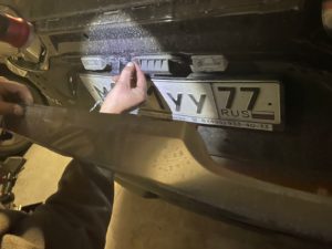 Установка камеры заднего вида